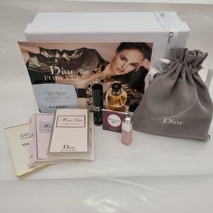 Dior lot with Chanel samples